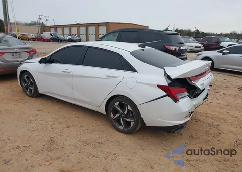 2022 Hyundai Elantra Limited z USA, uszkodzony, nr VIN 5NPLP4AG8NH072330